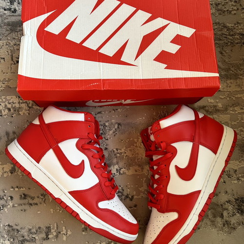 Nike Dunk High University Red sneakers size 47