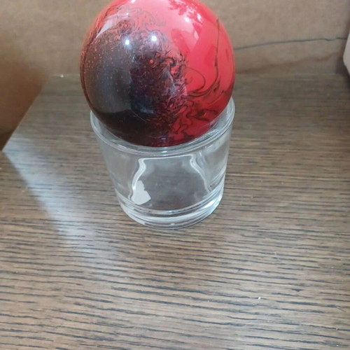 Decorative ball with glass base like new