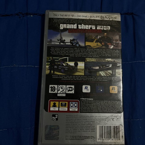 Grand Theft Auto Liberty City Stories PSP Platinum like new