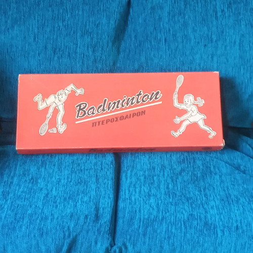 Vintage Badminton collectible game like new, 1960 ELVA set