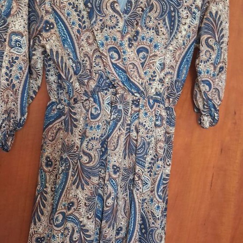 Pop Air Wrap Dress XXL like new, midi, 3/4 sleeve, elastic