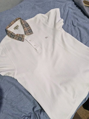 Burberry shirt size L white like new