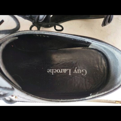 Guy Laroche men's leather shoes size 40 like new, black casual