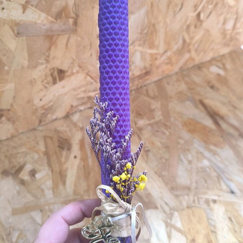 Beeswax candle new
