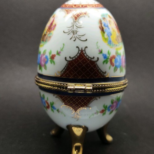 Porcelain egg vintage decorative used
