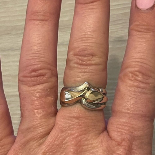 Asimochryso 925 585 ring used, size 55