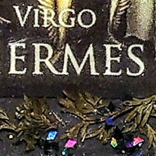 Small Hermes frame new, handmade with steel and crystals