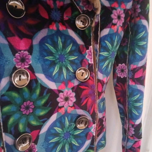 Custo Barcelona jacket coat like new, multicolored