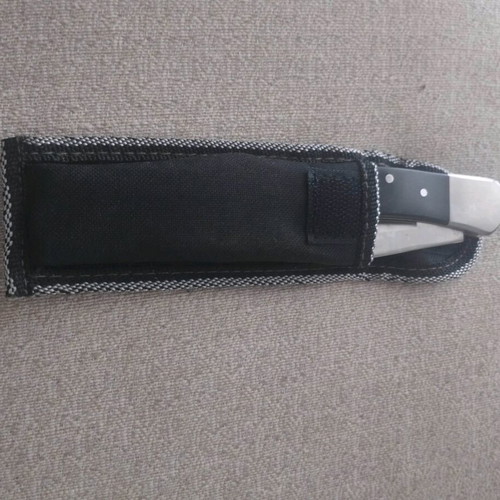 Metal folding knife with stainless blade like new