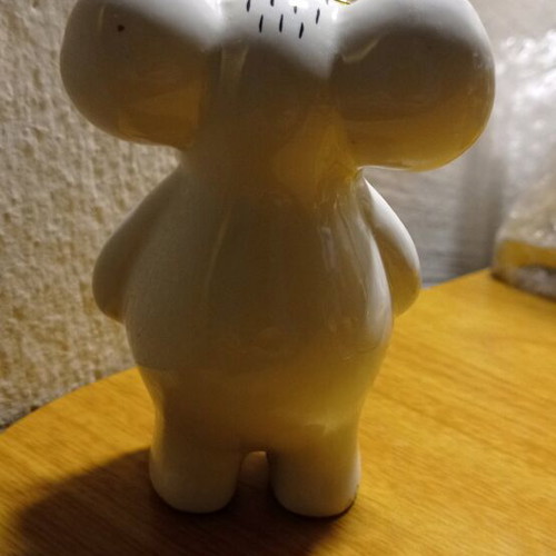 Decorative elephant used with defect on ear