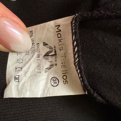 Makis Tselios long-sleeve shirt like new and black Anel bodysuit M