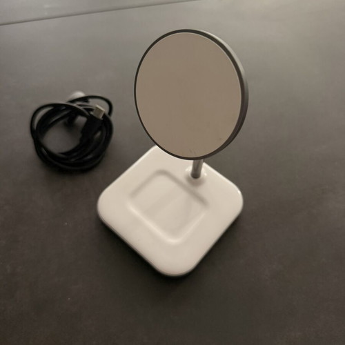 Phone and headphones charging station stand