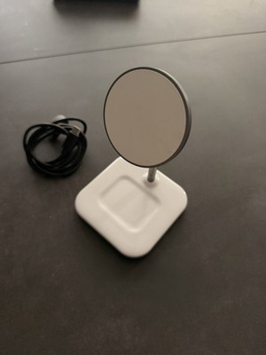 Phone and headphones charging station stand