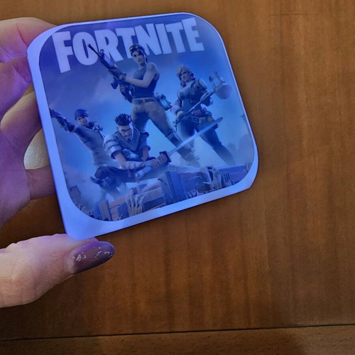 Fortnite digital alarm clock like new with color-changing LED lights