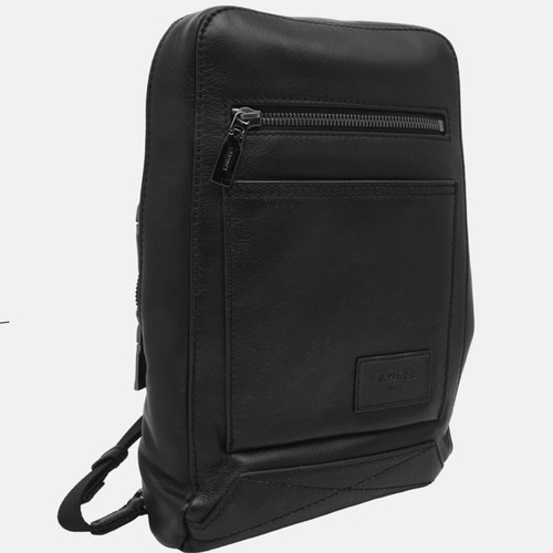Lancel leather backpack new, black