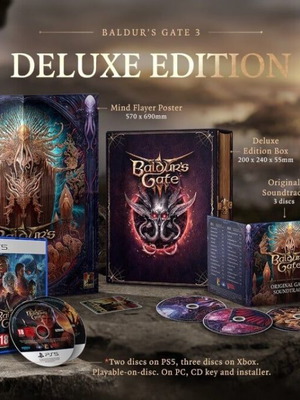 Baldur's Gate 3 Deluxe Edition for PC new, sealed