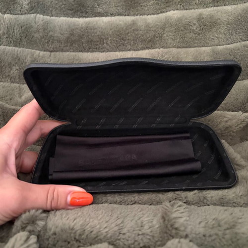 Balenciaga sunglasses used, black and brown