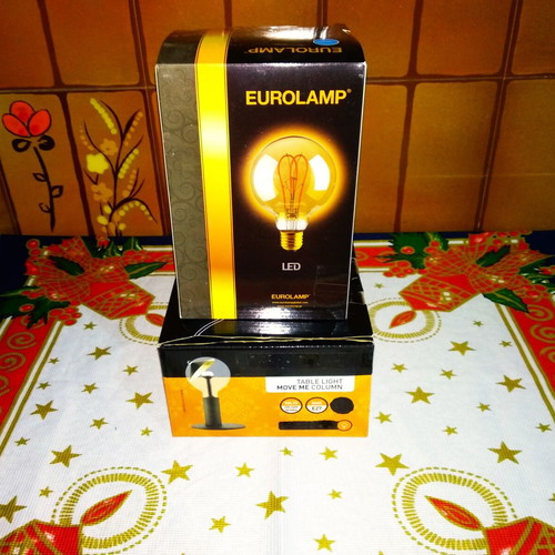 Table lamp new unused with bulb in box