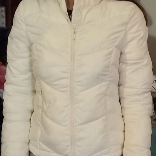 Pepe Jeans white jacket size S like new without hood