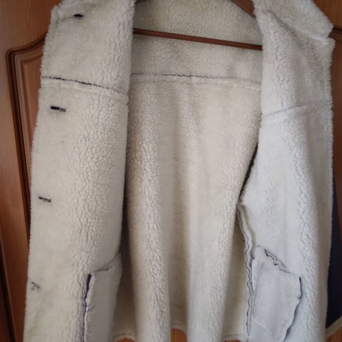 Jacket with lining used, blue, size L