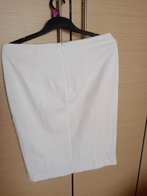 Women's clothing set used, white skirt, colorful skirt, black summer top, jacket