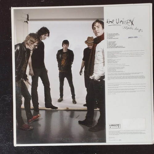 The Unisex The White Days vinyl record used, rock