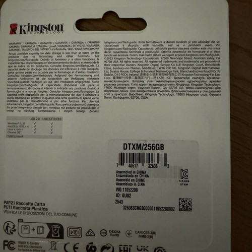 Kingston DataTraveler Exodia M 256GB USB 3.2 πράσινο καινούργιο
