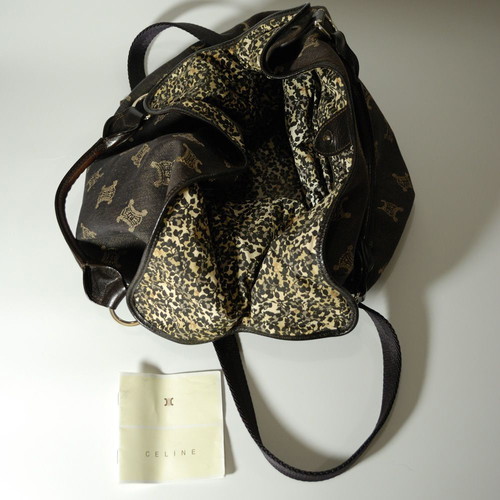 Celine Original Bag - Macadam Denim Gray Satchel