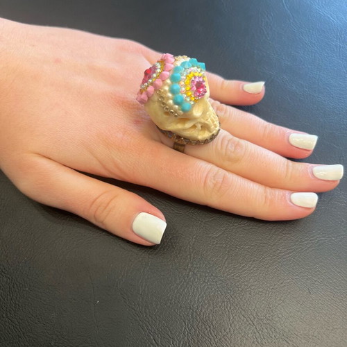 Statement ring Dimitriadis skull like new