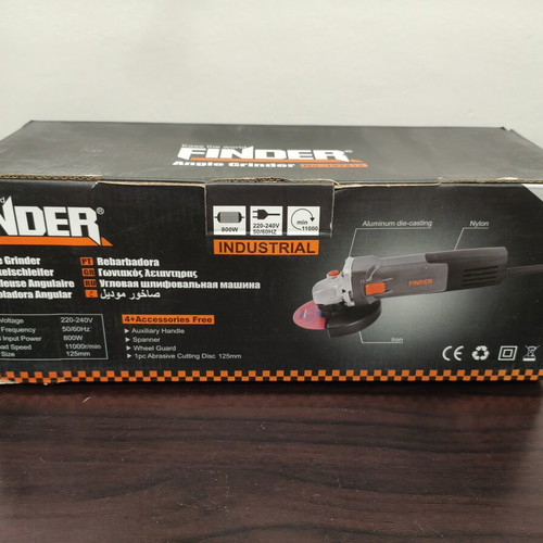 Angle Grinder 800W and 18V Cordless Drill Set like new