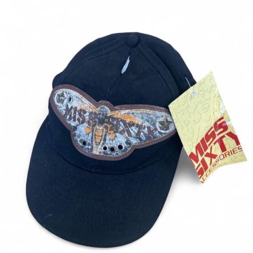 Miss Sixty hat, black, deadstock