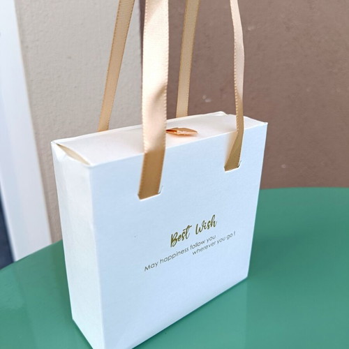 Necklace made of stainless steel in gift box with bag