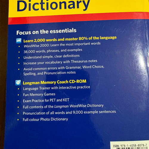 Longman WordWise Dictionary 2nd Edition with CD-ROM new
