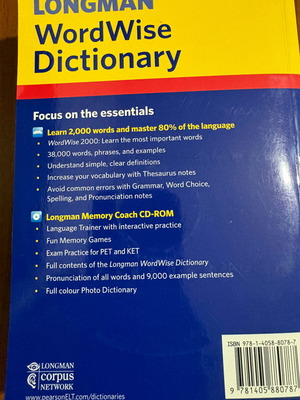 Longman WordWise Dictionary 2nd Edition with CD-ROM new