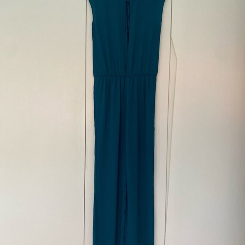 Zara jumpsuit size XS, petrol color, like new