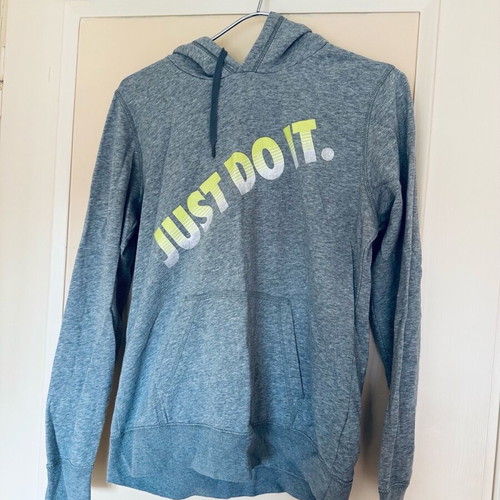 Nike grey hoodie sweatshirt like new, size L