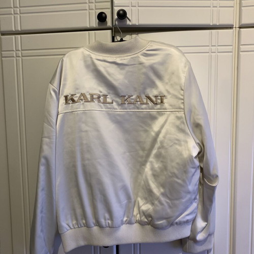 Karl Kani jacket like new, white and beige, size L