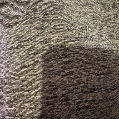 Zara T-shirt with metallic gold thread like new, size M