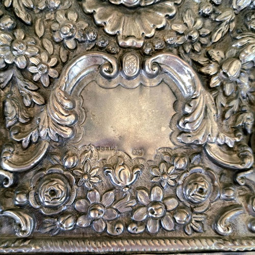 Russian Silver Handmade Gospel with Enamel Decoration and Heavy Cover