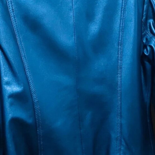 Leather jacket like new, modern, black, size XXL