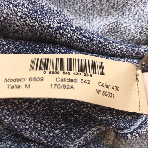 Massimo Dutti women's summer dress size M new blue-white cotton