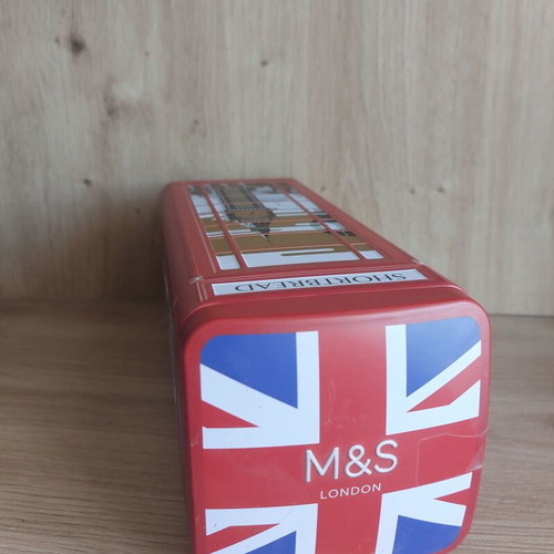 Collectible Metal London Phone Booth Tin Box like new
