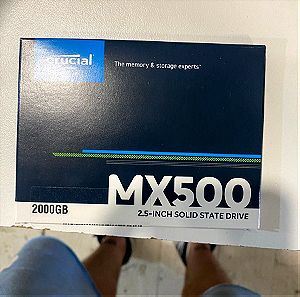 Crucial MX500 SSD 2TB 2.5'' SATA III σφραγισμένα