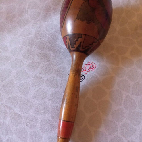 Painted maracas used, good condition