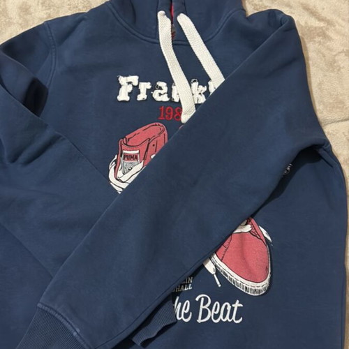 Franklin & Marshall vintage navy blue unisex sweatshirt used, size L