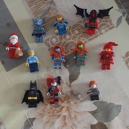 Lego figures new, 11 pieces with Batman, Harry Potter and Nexo Knights