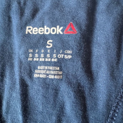 Reebok sleeveless t-shirts used, size S, blue, set of 2