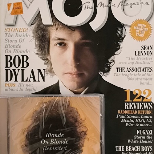 Mojo magazine July 2016 with Bob Dylan CD new