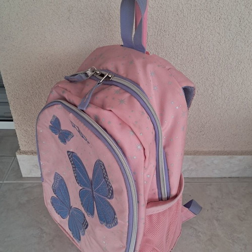 Polo Junior Little School Trolley Bag Pink with Bottle Holder 10lt like new