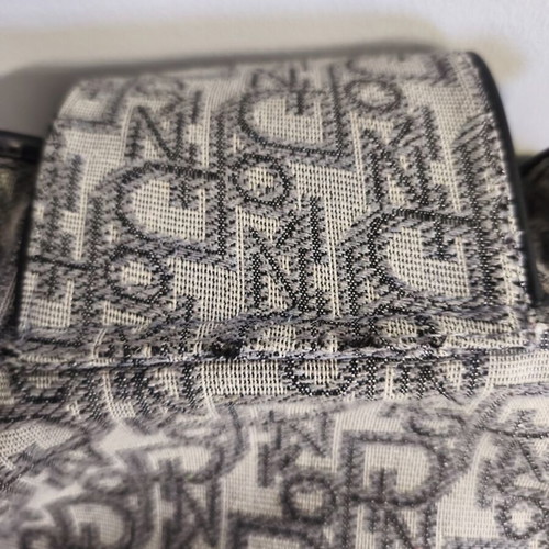Pinko crossbody bag used, gray pouch style